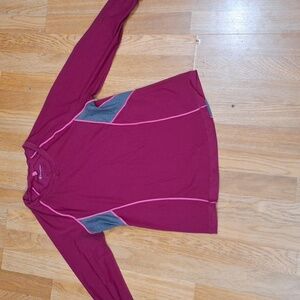 Maroon Champion Athletic Long Sleeve Shirt